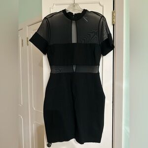 Kimchi Blue Black Mesh Dress Size M